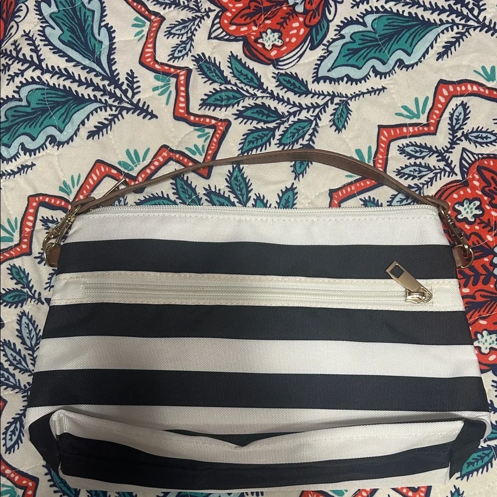 Bumco Striped Wipe & diaper Case